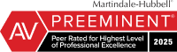 Martindale-Hubbell | AV PREEMINENT 2025 | Per Rated for Highest Level of Professional Excellence